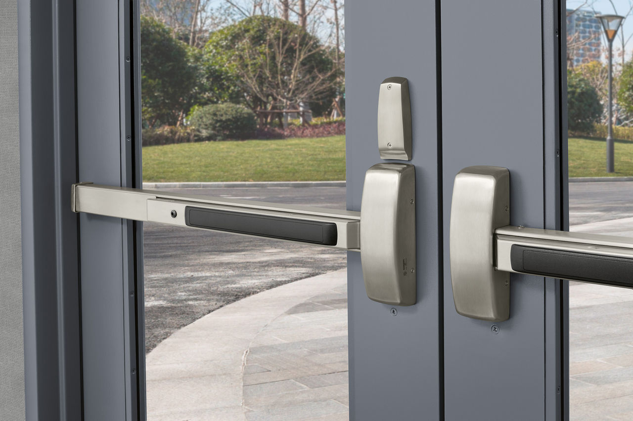 Push bar door deals